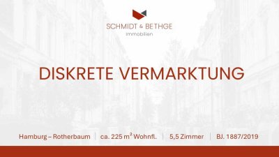 Exklusive Dachgeschosswohnung mit Dachterrasse und 360°-Blick in Bestlage von Hamburg-Rotherbaum