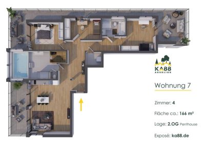 � Willkommen im Höchsten Luxus-NEUBAU � 4-Zimmer-Penthouse im LUXUS-DOMIZIL "KA88" in Wachtberg �