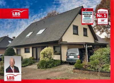 Gemütliche Dachgeschosswohnung mit Einbauküche und Gartenanteil in Lingen