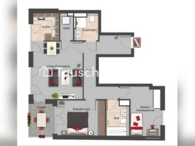 Tauschwohnung: 3-Zimmer Neubauwohnung in bester Lage in Altona-Altstadt