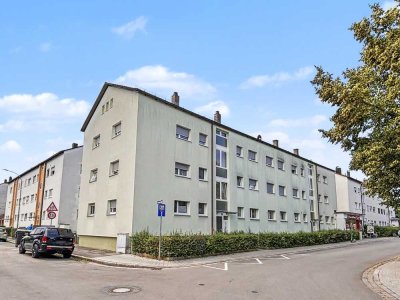 Sofort freies 1-  bis 2-Zimmer-Apartment im 1. OG mit saniertem Bad und schöner Küche in Schwabach