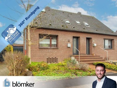 Blömker! Großzügige Doppelhaushälfte mit großem Garten, Garage und Stellplatz in Gladbeck Butendorf!