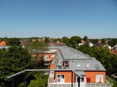 Intelligent geschnittene Dachgeschoßwohnung mit Panoramablick