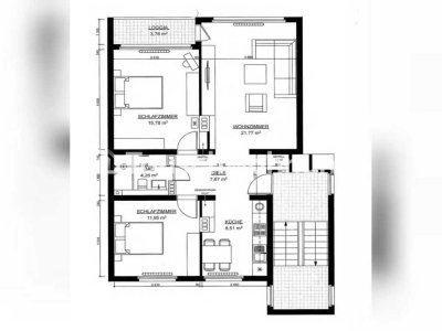 Tauschwohnung: 3-Zimmer-Wohnung in Köln, Zollstock zum tauschen