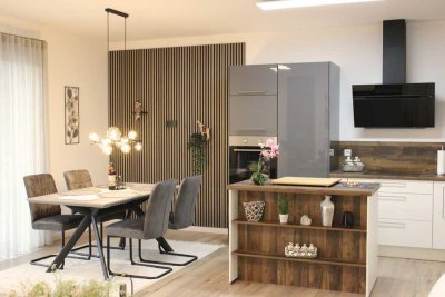 Möblierte, moderne, barrierefreie Mietwohnung