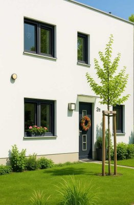 Modernes Reihenhaus mit Bodenwärme & extrem niedrigen Energiekosten – im Schlosspark gelegen