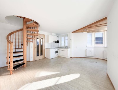 Helle und zentrale 3-Zimmer Maisonettewohnung