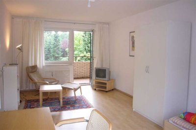 Uninähe, helle, möbilierte 1-Zi-Whg in ruhiger Lage zum 1.2.2026