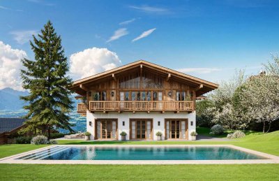 Neubau: Premium-Landhausvilla in erstklassiger Lage Tegernsee-Süd