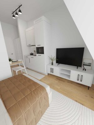 Kompaktes Design-Apartment – möbliert, ausgestattet & bezugsbereit ab 01.09.2025 Apartment Nr. 17