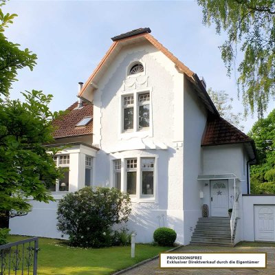 Charmante Jugendstilvilla mit Charakter und Gartenidylle in exklusiver Wohnlage Hamburg-Rahlstedts