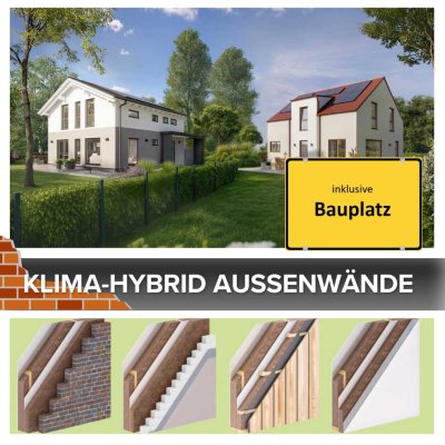 Bauen und gleichzeitig sparen. Ihr Hybrid Einfamilienhaus