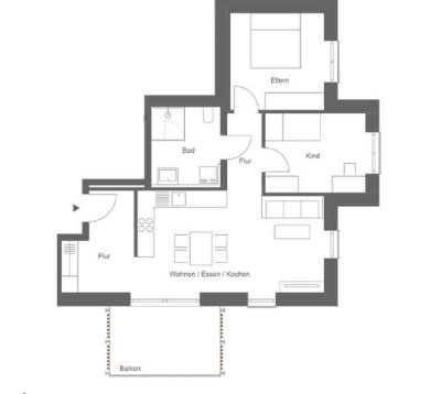 Moderne 3-Zimmer-Wohnung mit gehobener Ausstattung – barrierefrei & sonniger Balkon
