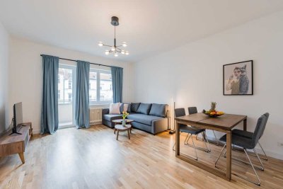 Bright and beautiful apartment with balcony