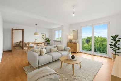 Erstbezug nach Sanierung! Geräumige, helle Eigentumswohnung mit Blick über den Zoopark!