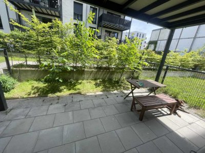 Exklusive 1-Zimmer-Terrassenwohnung mit gehobener Innenausstattung mit EBK in Offenbach am Main