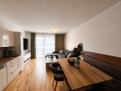 RUHE GENIESSEN, STADT ERLEBEN - Modernes Reihenhaus - BJ 2018 - 3 Zimmer - ca. 59,24m² gew. NFL - helle Wohnküche - Terrasse - gepflegter Garten