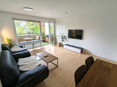 Möblierte & modernisierte 2,5-Zimmer-Wohnung mit Balkon & EBK