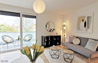 Moderne 2-Zimmer-Neubauwohnung mit sonniger Terrasse & Stellplatz