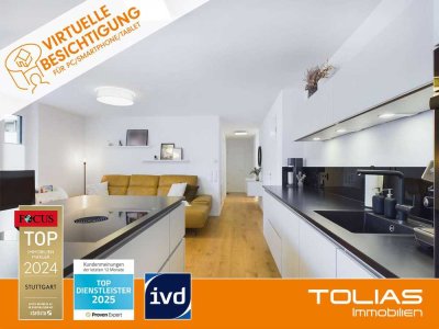 Stilvoll wohnen! Neuwertige 3-Zimmer-Erdgeschoss-Wohnung mit Aufzug und Garten.