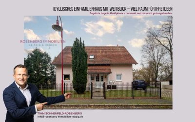 Charmantes, ruhig gelegenes Einfamilienhaus mit großzügigem Grundstück in Großpösna