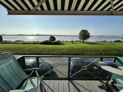Komfortable, ruhige Eigentumswohnung mit unverbaubarem Blick auf die Eider