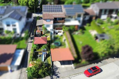 Kernsanierte 4-Zimmer-Wohnung  mit Garten & PV-Anlage + Genehmigung für weitere 3-Zimmer-Wohnung