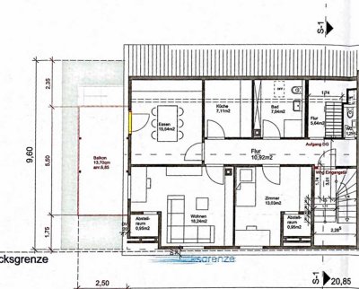 Ansprechende und modernisierte 5-Raum-Wohnung mit Balkon in Ingersheim