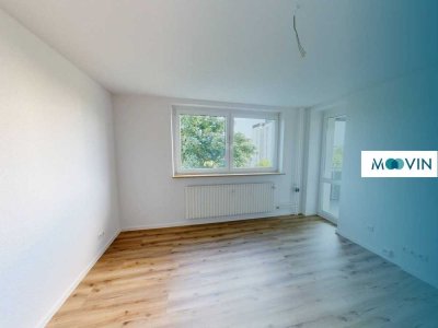 Toll geschnittene 2-Zimmer-Wohnung mit BALKON und viel Lichteinfall