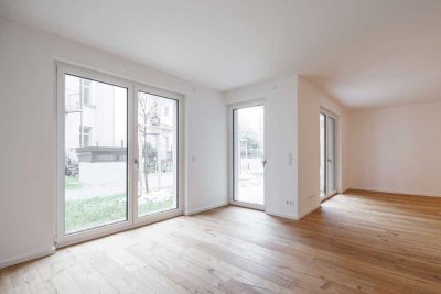 Exklusive 4-Raum-Erdgeschosswohnung mit 126 m² & großer Sonnenterrasse, auf Wunsch mit EBK