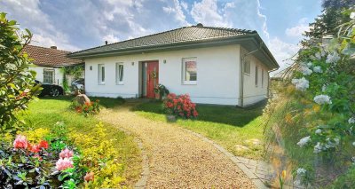 Modernes Traumhaus im Bungalow-Stil -50km- von Berlin in Zehdenick - viele Seen, Marina für Ihr Boot