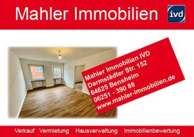 Helle 2 ZKB Wohnung zentral in der Bensheimer City gelegen - nur mit Vollzeiteinkommen !