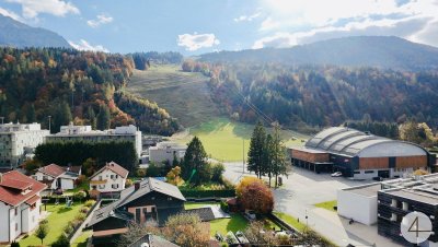 direkt am Skilift Nassfeld grüner Panoramablick - Green House Appartement - 28 PV-Panele - Stellplätze