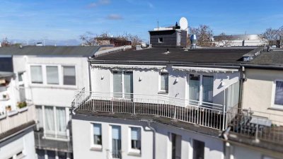 Penthouse-Wohnung mit zwei Balkonen im Herzen Bremens