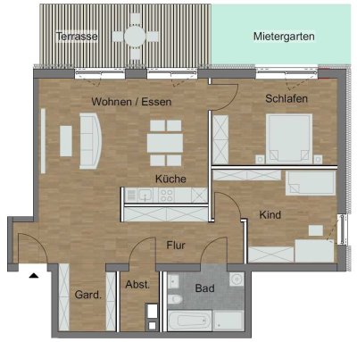 Großzügig und modern - Neubauwohnung im beliebten Westen!