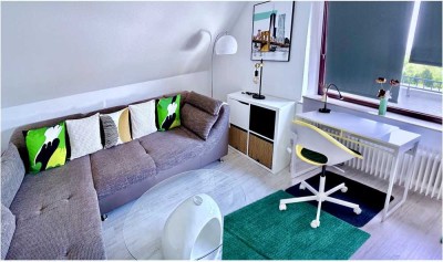 möblierte 2-Zimmer-Wohnung mit Loggia nur für Berufspendler