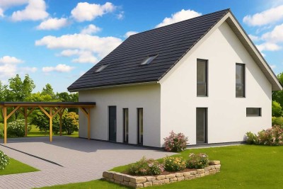 Ein letztes Grundstück in einer Wohnsiedlung