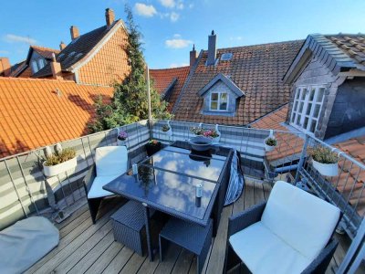 Helle 3-Zimmer Dachgeschosswohnung mit Dachterasse in Wolfenbüttel