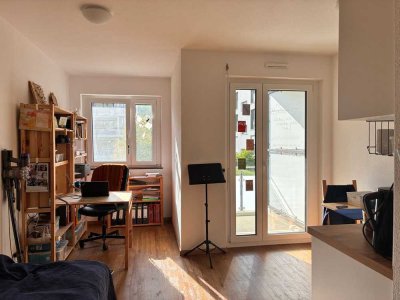 Studenten:   1-Zimmer-Apartment mit Balkon in Freiburg