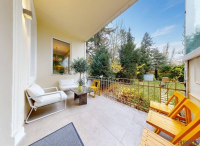 Prunkvolle 3-Zimmer Wohnung mit großzügiger Loggia I Gartenblick I Ruheoase I AirBnB Vermietung gestattet I 360° Rundgang Verfügbar