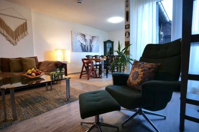 Stilvolle Maisonette-Wohnung mit Loggia in Bad Lippspringe