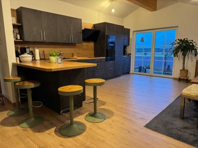 4-Zimmer-Dachgeschosswohnung im ländlichen Raum