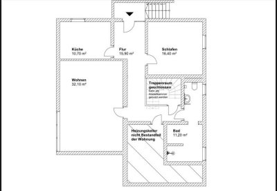 2-Zimmer Einliegerwohnung (85 m²) mit eigenem Garten