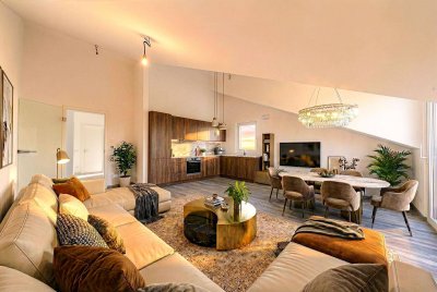 Dachgeschoss-Neubau mit Balkon und Fußbodenheizung in Elixhausen