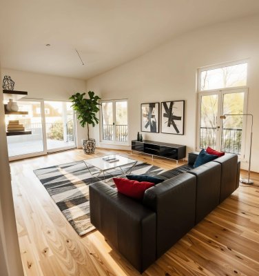 Wohntraum am Schlosspark: 3-Zimmer Dachgeschoss Wohnung mit Terrasse