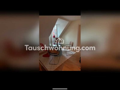 Tauschwohnung: Süße 3Z-Dachwohnung Glockenbach gg. 1,5-2Z-(Altbau)+Balkon
