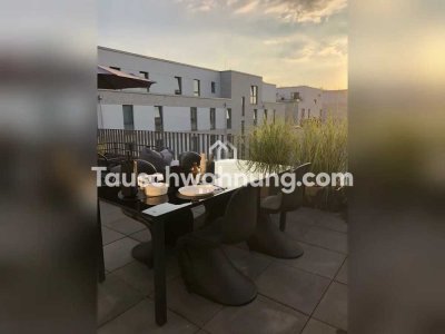 Tauschwohnung: Exklusive Neubauwohnung mit 60 m² Dachterrasse in Hamburg-Gr