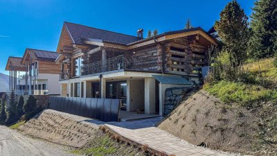 Ferienhaus/ Zweitwohnsitz: Finnisches Blockhaus trifft italienische Grazie - Nockbergen in Kärnten