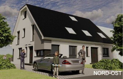 Stadthaus mit Keller inkl. Grundstück, großer Garten, KfW 40 A+ PV, Wärmepumpe, FBH und Garage!