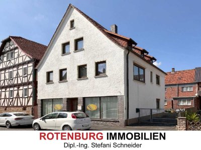 RESERVIERT - Mittendrin: Wohnhaus mit Gewerbe, Nebengeb und gr Obstgarten in  Rotenburg-Lispenhausen